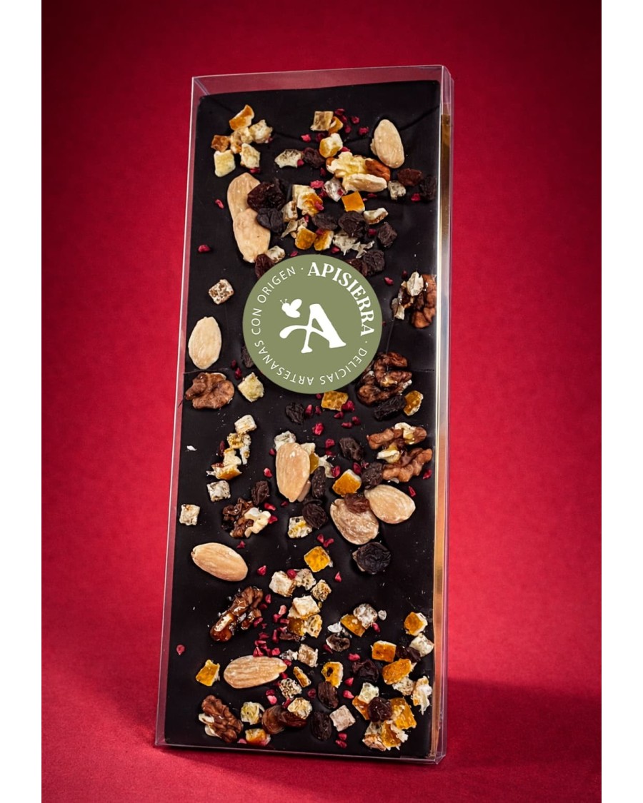 Chocolate 70% con Frutos Secos 400g | Artesano Apisierra