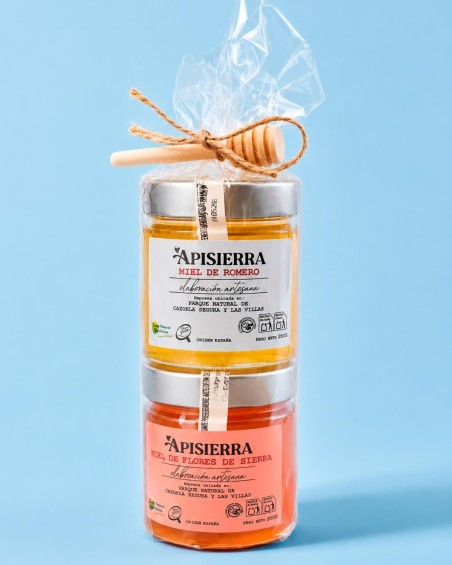 Estuche Miel 350g | Artesanal Sierra de Cazorla | Apisierra