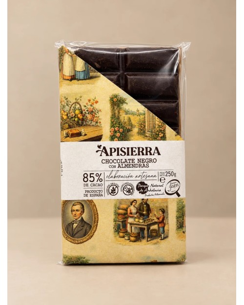 Chocolate Negro 85 por ciento | Artesanal Sierra Cazorla | Apisierra