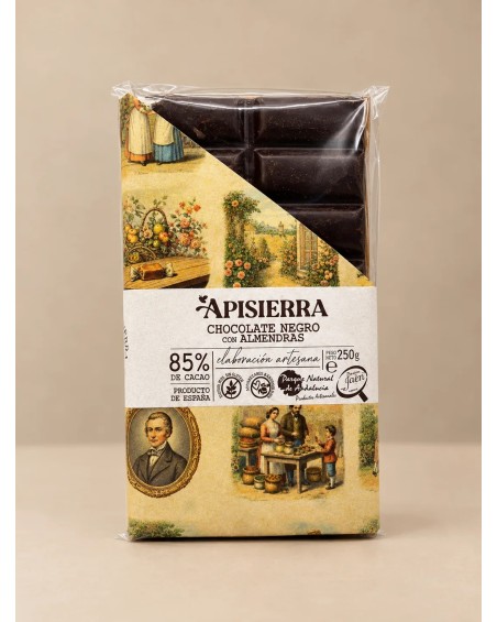 Chocolate Negro 85 por ciento | Artesanal Sierra Cazorla | Apisierra
