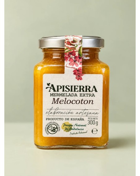 Mermelada Melocotón| Artesanal Sierra Cazorla | Apisierra