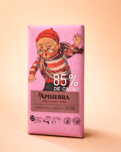 Chocolate Puro 85% Artesanal Sierra de Cazorla | Apisierra